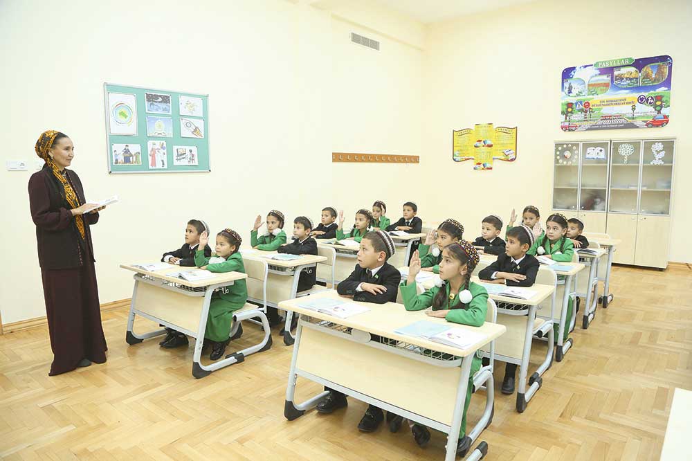 Baş­lan­gyç synp­lar­da sa­pak­la­ry gu­ra­mak