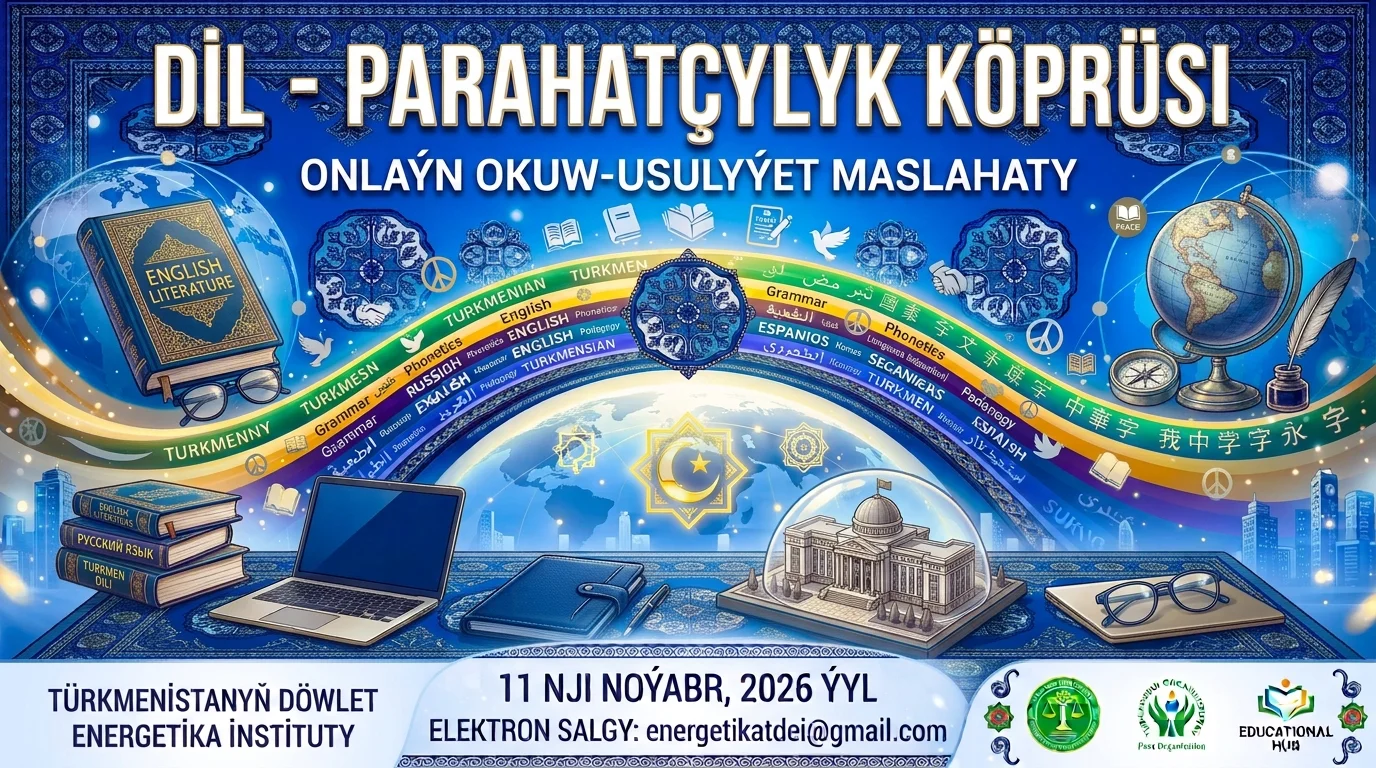 “Dil – parahatçylyk köprüsi” atly onlaýn okuw-usulyýet maslahaty