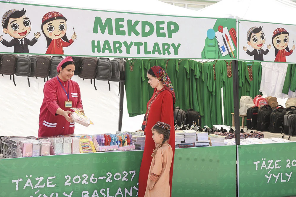 Mek­dep ba­zar­la­ryn­da ýo­ka­ry hil­li ha­ryt­lar