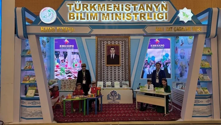 Aşgabatda “ Kids Eхpo-ähli zat çagalar üçin” atly halkara uniwersal sergi-ýarmarkasy öz işine başlady