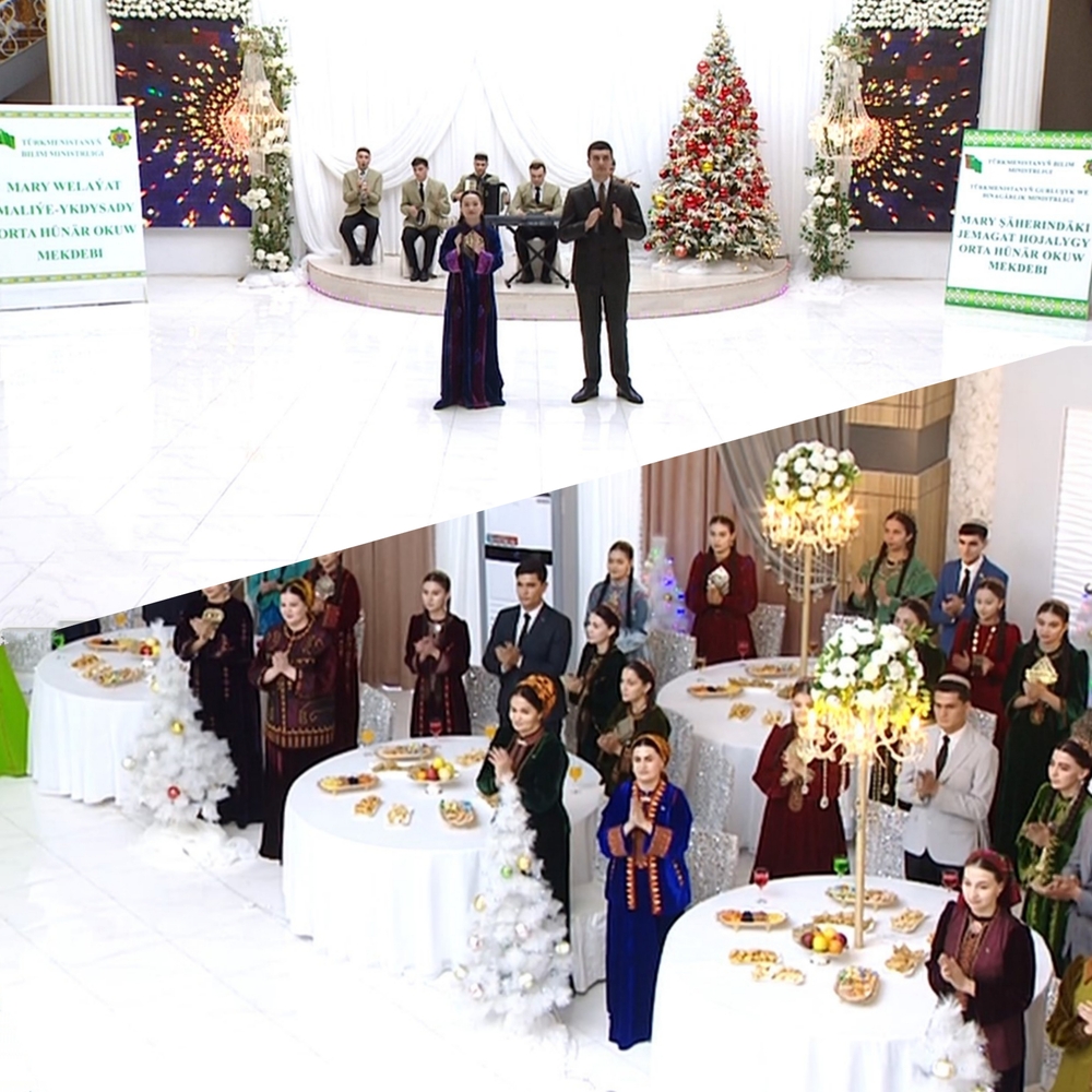 “Hoş geldiň Täze ýyl eziz diýara”