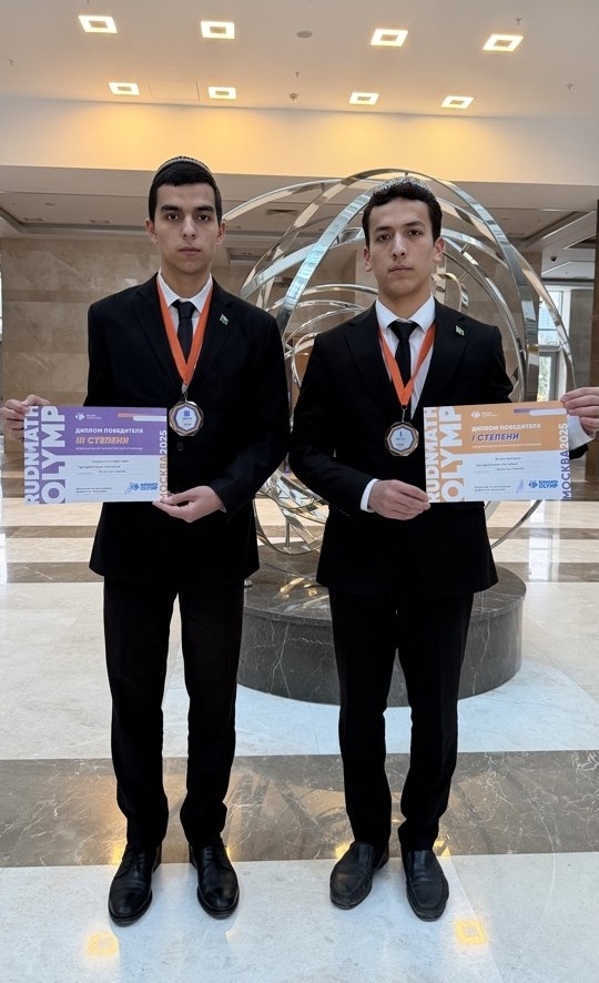 Russiýa Federasiýasynda matematika bäsleşiginde uniwersitetimiziň talyplaryň gazanan halkara üstünlikleri